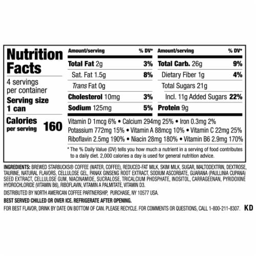 Starbucks® DoubleShot® Energy Mocha Iced Coffee Multipack Cans Perspective: right