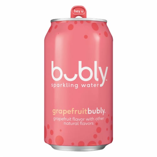Bubly™ Grapefruit Flavored Sparkling Water Cans Perspective: right