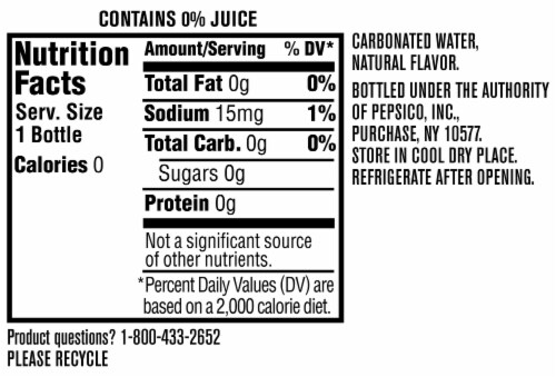 Bubly™ Lime Flavored Sparkling Bottled Water Perspective: right