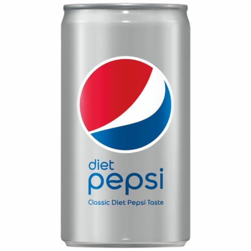 Diet Pepsi Cola® Soda Mini Cans Perspective: right