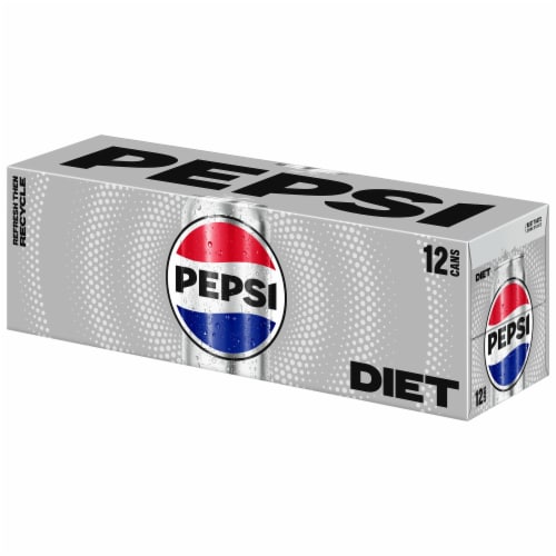 Diet Pepsi Cola® Diet Soda Cans Perspective: right