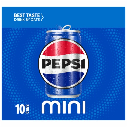 Pepsi Cola Soda Pop Mini Cans Perspective: right