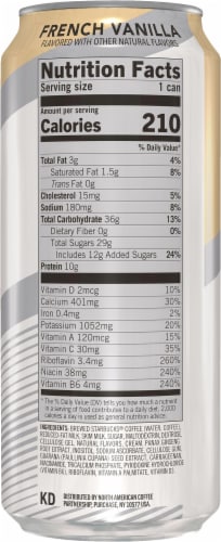 Starbucks TripleShot™ French Vanilla Extra Strength Energy Coffee Beverage Perspective: right
