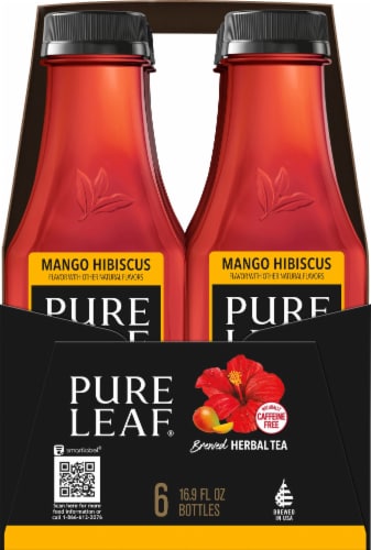 Pure Leaf® Mango Hibiscus Brewed Herbal Tea Perspective: right