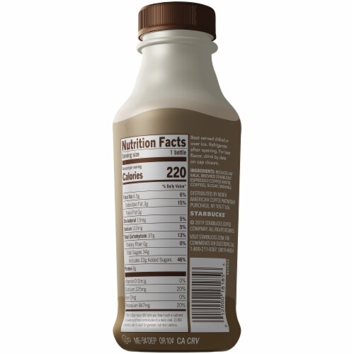 Starbucks Caffe Latte Iced Coffee Espresso Beverage Perspective: right