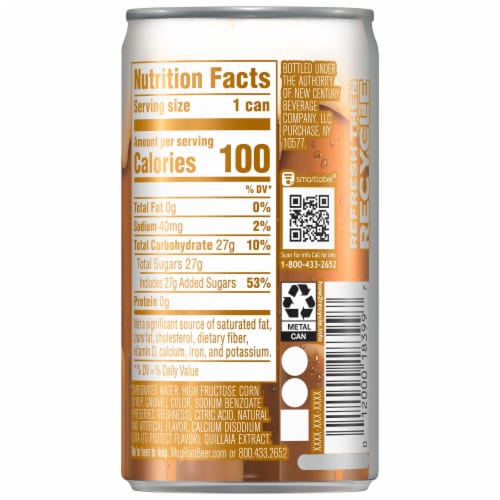 Mug® Root Beer Soda Mini Cans Perspective: right