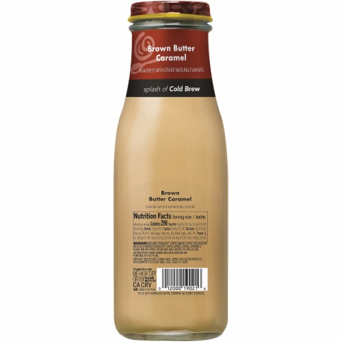 Starbucks® Frappuccino Brown Butter Caramel with Cold Brew Iced Coffee Drink Perspective: right
