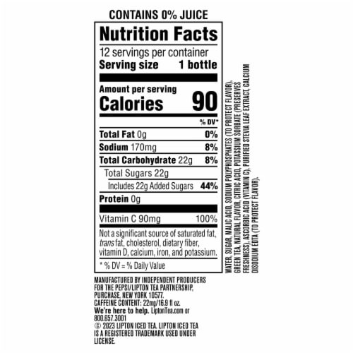 Lipton® Watermelon Green Iced Tea Multipack Bottles Perspective: right