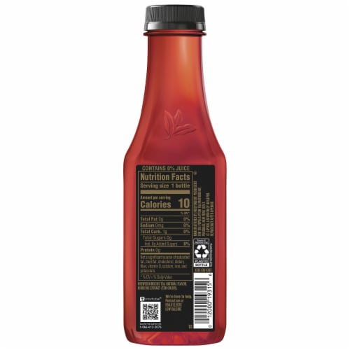 Pure Leaf® Unsweetened Mango Hibiscus Brewed Iced Tea Perspective: right