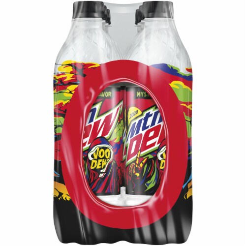 Mountain Dew VooDew Soda, 6 bottles / 16.9 fl oz Fry’s Food Stores
