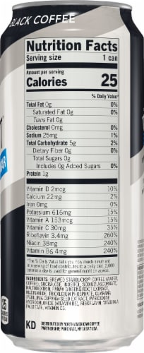Starbucks® TripleShot™ Zero Sugar Black Energy Coffee Beverage Perspective: right