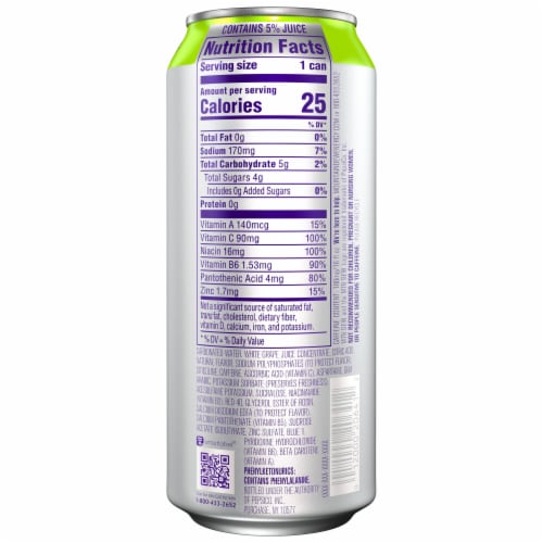 Mountain Dew® Berry Blitz Energy Drink 16 fl oz Can Perspective: right