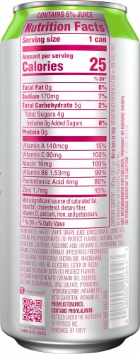 Mountain Dew® Strawberry Melon Spark Energy Drink Can Perspective: right