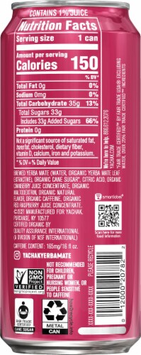 Yachak Berry Red Yerba Mate Energy Drink Perspective: right