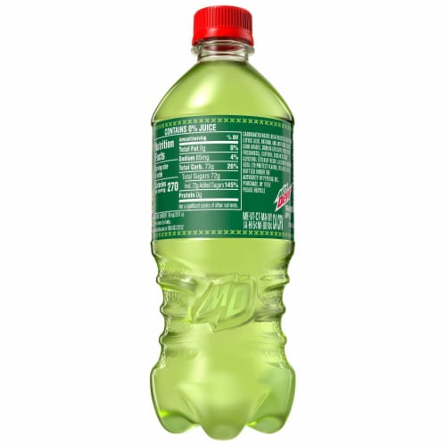 Mountain Dew® Thrashed Apple Soda Bottle - Exclusive Item! Perspective: right