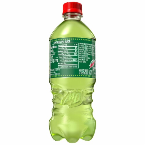 Mountain Dew® Thrashed Apple Soda Bottle - Exclusive Item! Perspective: right