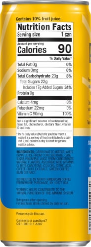 Starbucks® Baya Pineapple Passionfruit Energy Drink Can Perspective: right