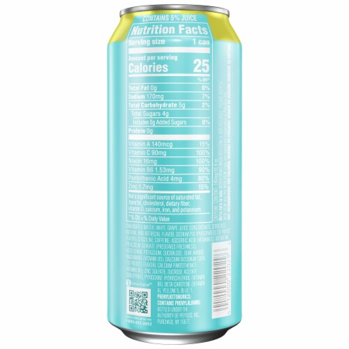 Mountain Dew® Baja Blast® Energy Drink Can Perspective: right