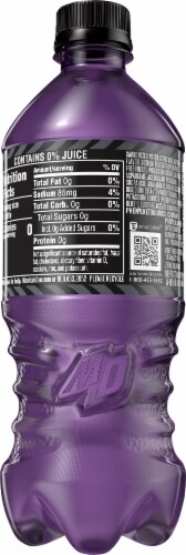 Mtn Dew Zero Sugar Soda Pitch Black Perspective: right