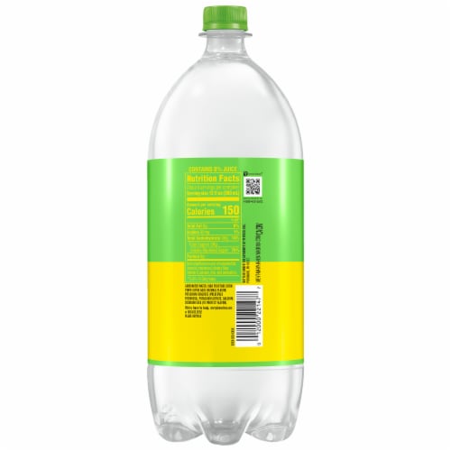 Starry™ Lemon Lime Caffeine Free Soda Bottle Perspective: right