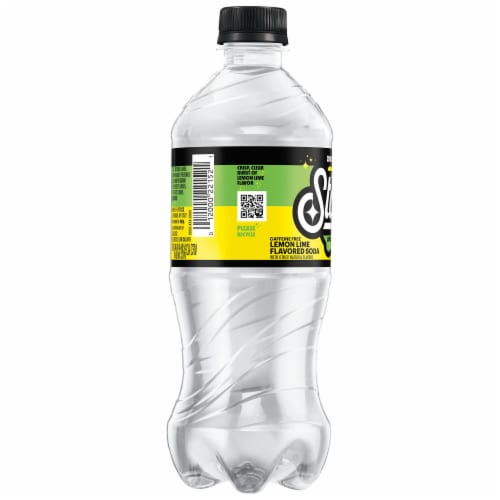 Starry™ Zero Sugar Lemon Lime Caffeine Free Soda Bottle Perspective: right