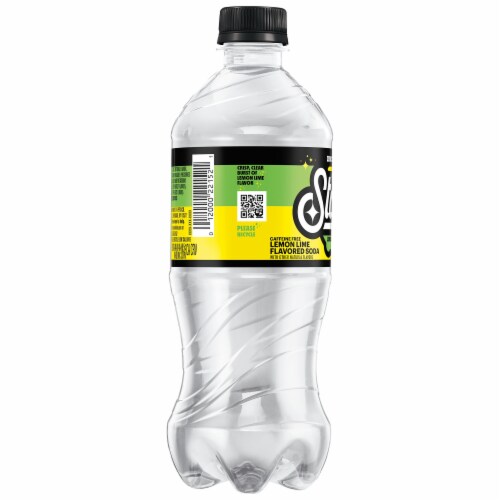 Starry™ Zero Sugar Lemon Lime Caffeine Free Soda Bottle Perspective: right