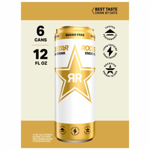 Rockstar® Sugar Free Energy Drink Multipack Cans Perspective: right