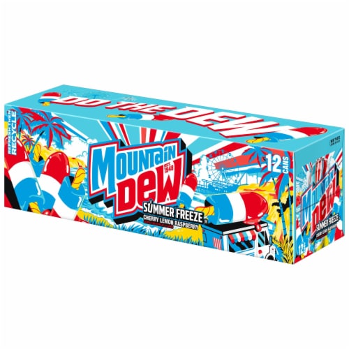 Mountain Dew® Summer Freeze Soda Cans Perspective: right