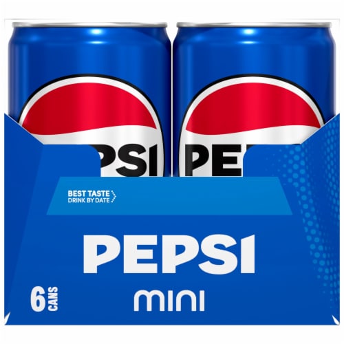 Pepsi Cola Soda Pop Mini Cans Perspective: right
