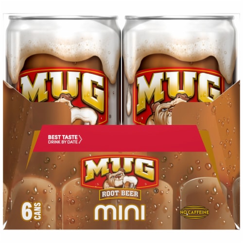 Mug Root Beer Soda Pop Mini Cans Perspective: right