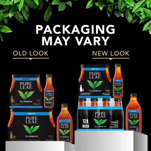 Pure Leaf Extra Sweet Brewed Iced Tea Bottle Perspective: right