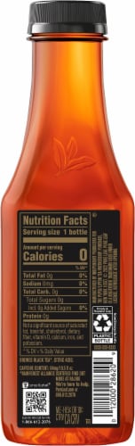 Pure Leaf Unsweetened Black Brewed Iced Tea Perspective: right