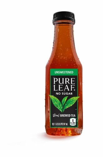 Pure Leaf® Unsweetened Black Iced Tea Bottle Perspective: right