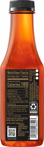 Pure Leaf® Raspberry Black Iced Tea Bottle Perspective: right