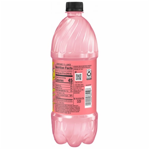 Brisk Pink Lemonade Juice Drink 1 Liter Perspective: right