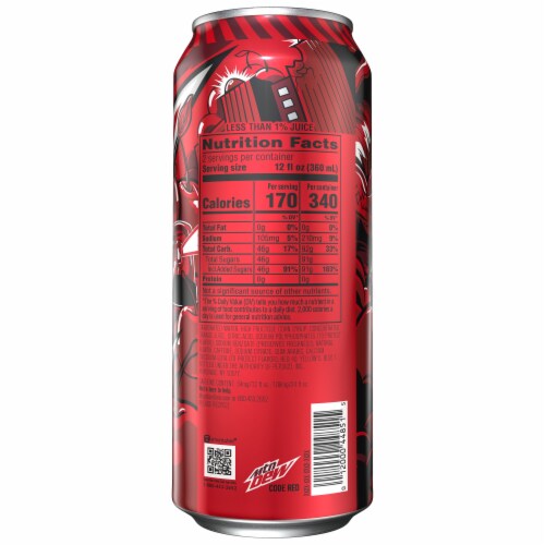 Mountain Dew Code Red Soda 24 Fl Oz Kroger