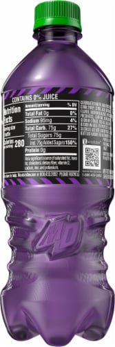 Mountain Dew® Pitch Black Citrus Grape Soda Perspective: right