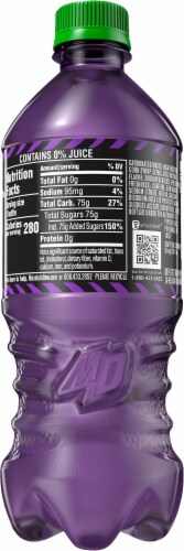 Mountain Dew® Pitch Black Citrus Grape Soda Perspective: right
