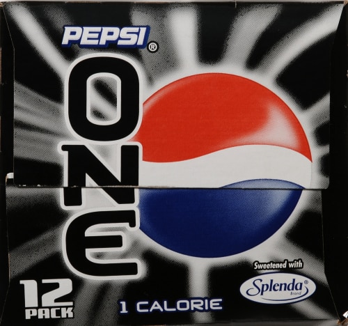 Pepsi One Soda Cans Perspective: right