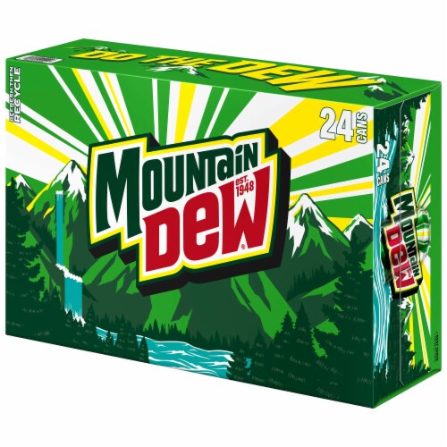 Mountain Dew® Soda Cans Perspective: right