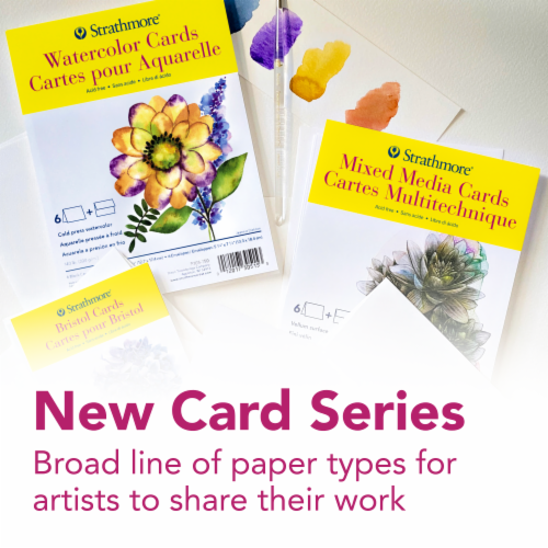 Strathmore® 300 Series Bristol Cards Perspective: right