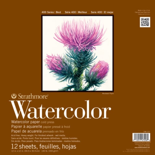 Strathmore® 400 Series Watercolor Pad Perspective: right