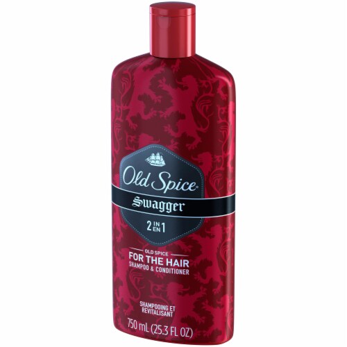 Old Spice Swagger 2-in-1 Shampoo and Conditioner for Men Perspective: right