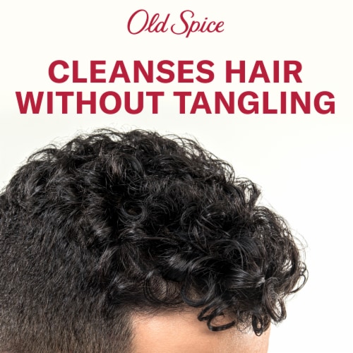 Old Spice Wavy Curly Aloe & Avocado Oil Shampoo Perspective: right