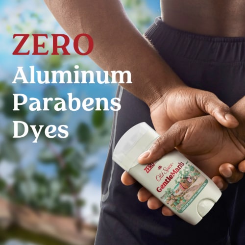 Old Spice Gentleman's Blend Aluminum Free Eucalyptus with Coconut Oil Deodorant Perspective: right