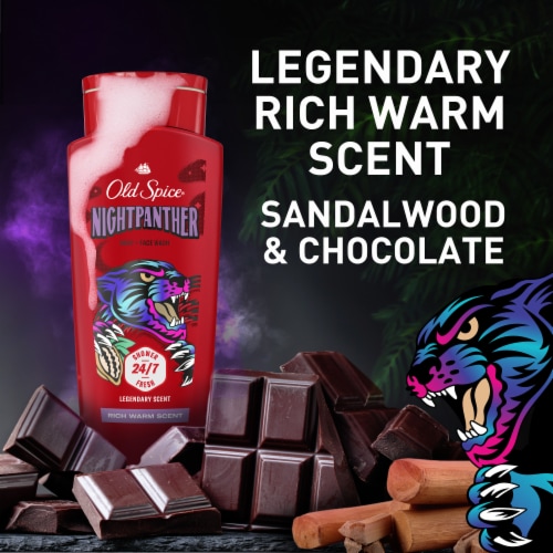 Old Spice Wild Collection Body Wash Nightpanther Perspective: right