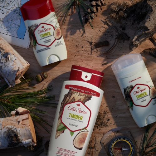 Old Spice Fresher Collection Timber Body Wash Perspective: right