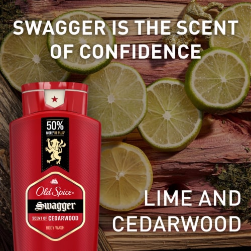 Old Spice Red Collection Body Wash Swagger Perspective: right