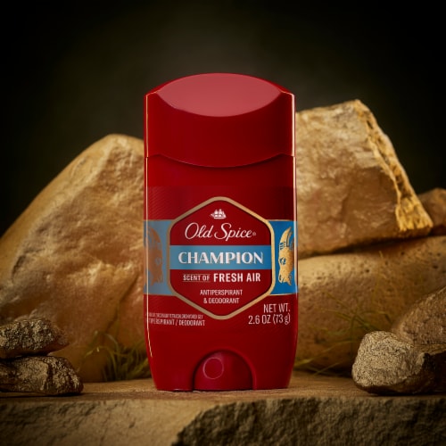 Old Spice Champion Antiperspirant Deodorant Perspective: right