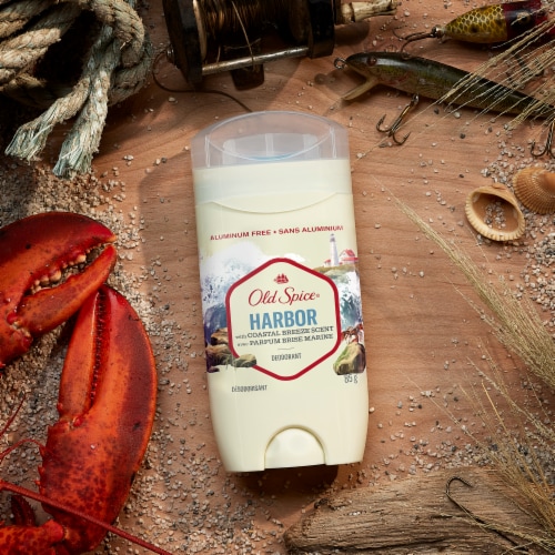 Old Spice Fresher Collection Harbor Deodorant Perspective: right